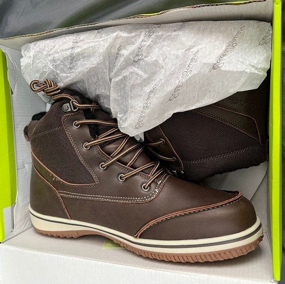Eddie Bauer WaverlyBrown Boots- Men's Size 13 NEW - Picture 6 of 8
